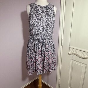 GAP Blue Midi Sundress Sleeveless Size Large